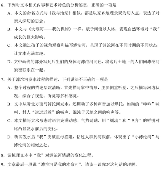 2025年高考綜合改革適應(yīng)性測(cè)試語(yǔ)文試題